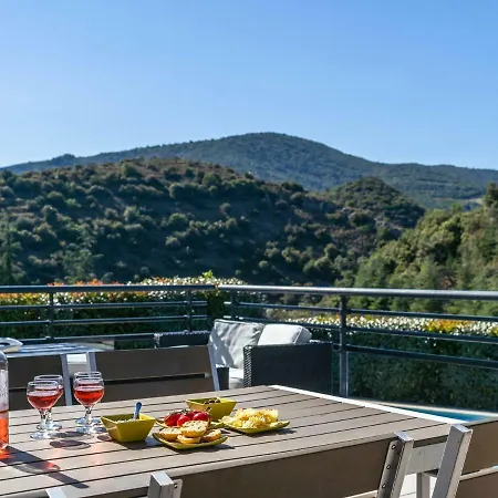 Villa Modern With Airco, Private Swimming Pool, Play Set And Beautiful View Félines-Minervois