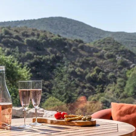 Villa Modern With Airco, Private Swimming Pool, Play Set And Beautiful View
