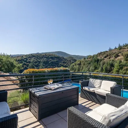 Villa Modern With Airco, Private Swimming Pool, Play Set And Beautiful View